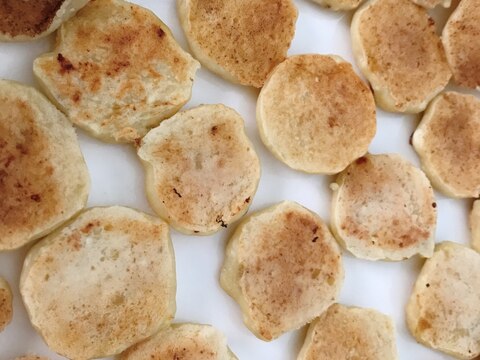 【離乳食】豆腐のバナナパンケーキ